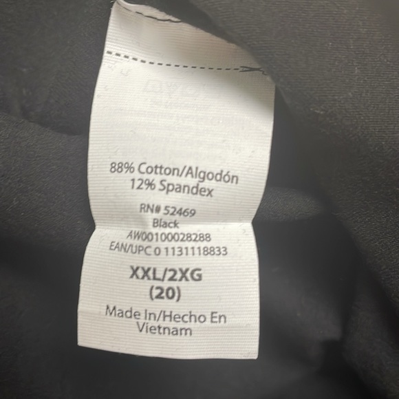 Athletic Works High Rise Black Moisture Wicking Pants- XXL - Picture 9 of 13